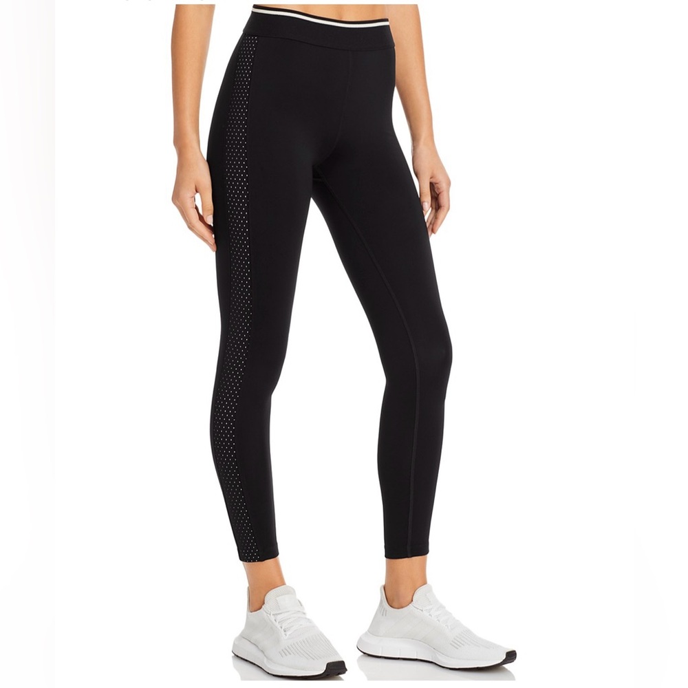 Splits59 Phoenix High Waist 7/8 Leggings - Black w/ white - M medium
